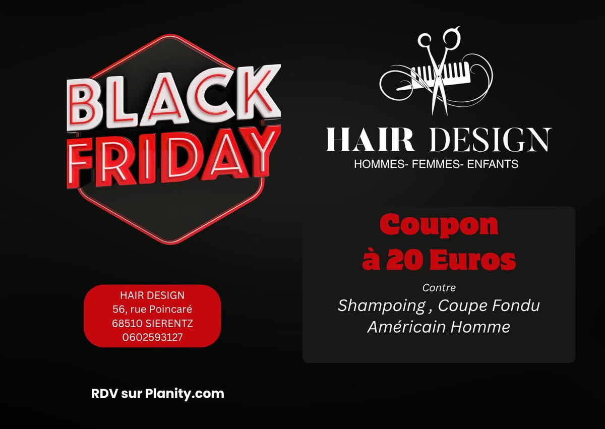FORFAIT HOMME coupe FONDU AMÉRICAIN HAIR DESIGN